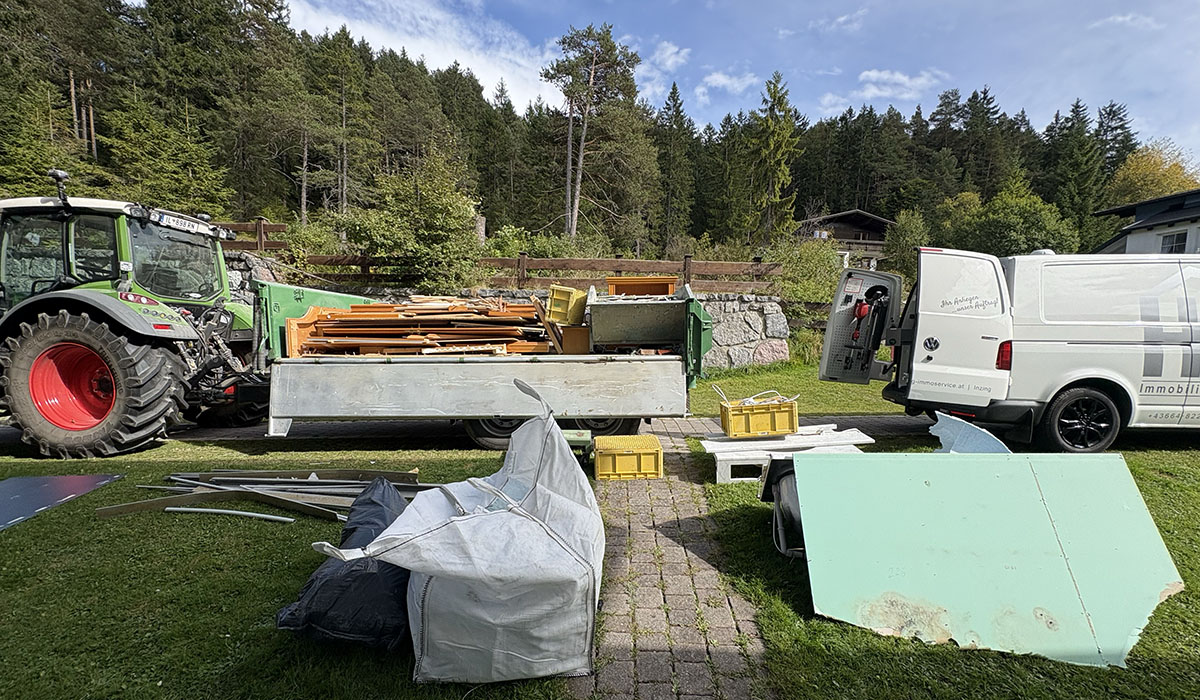 Entrümpelung nach Übersiedlung oder Wohnungsauflösung